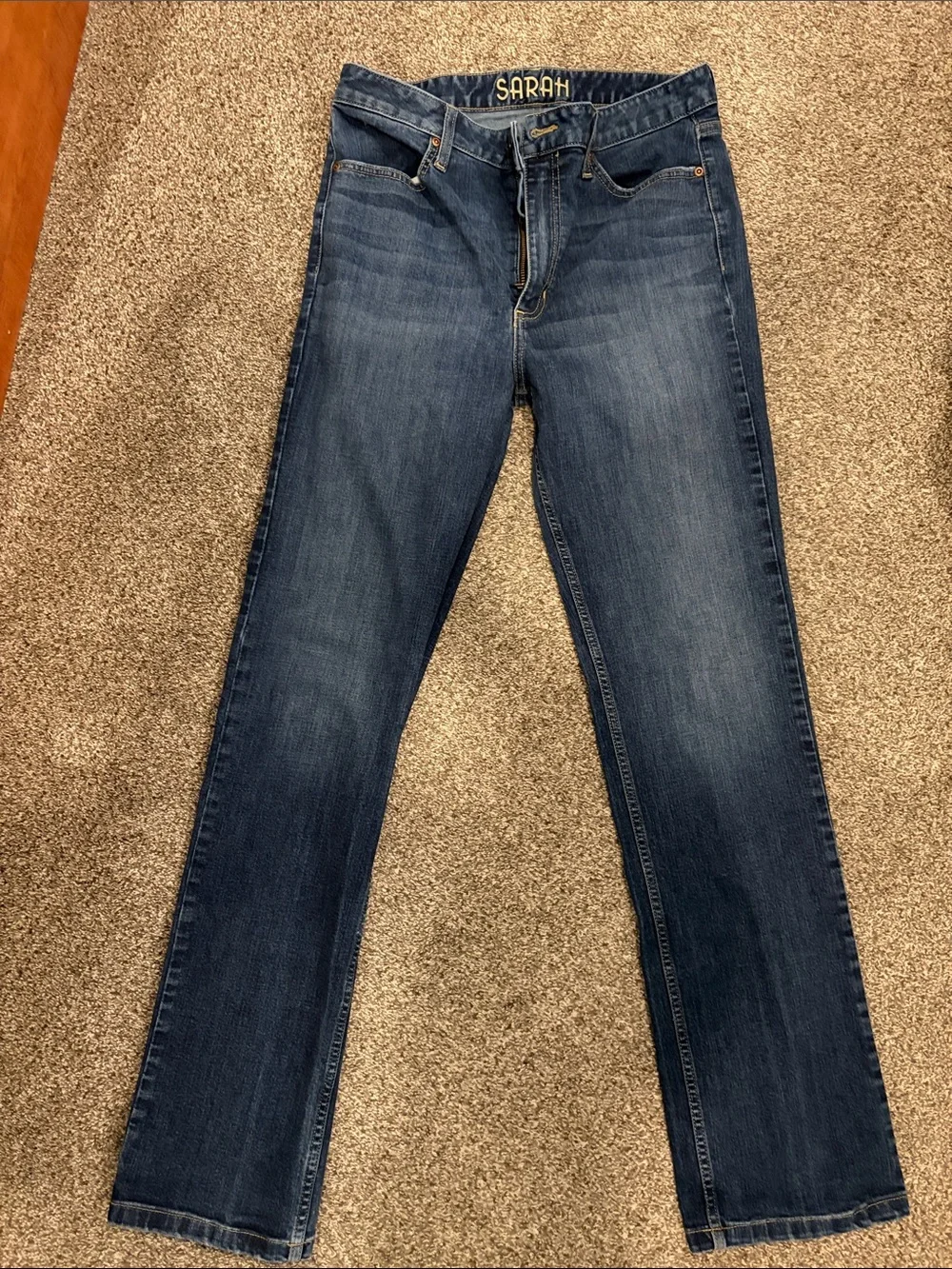 Kimes Ranch Sarah Dark Blue Jeans. Size 10X32 *sewn on button